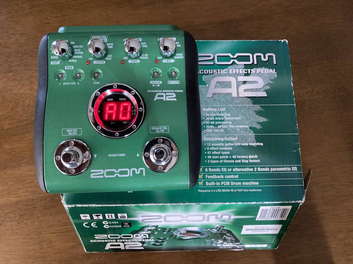 アコースティックエフェクツペダル A2.1u ZOOM A2 公式通販 A2.1u