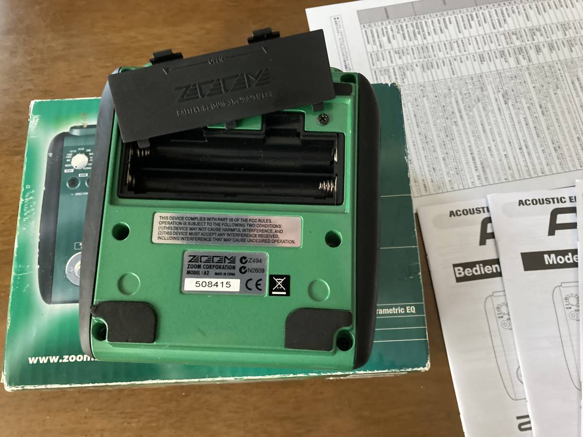 アコースティックエフェクツペダル A2.1u ZOOM A2 公式通販 A2.1u