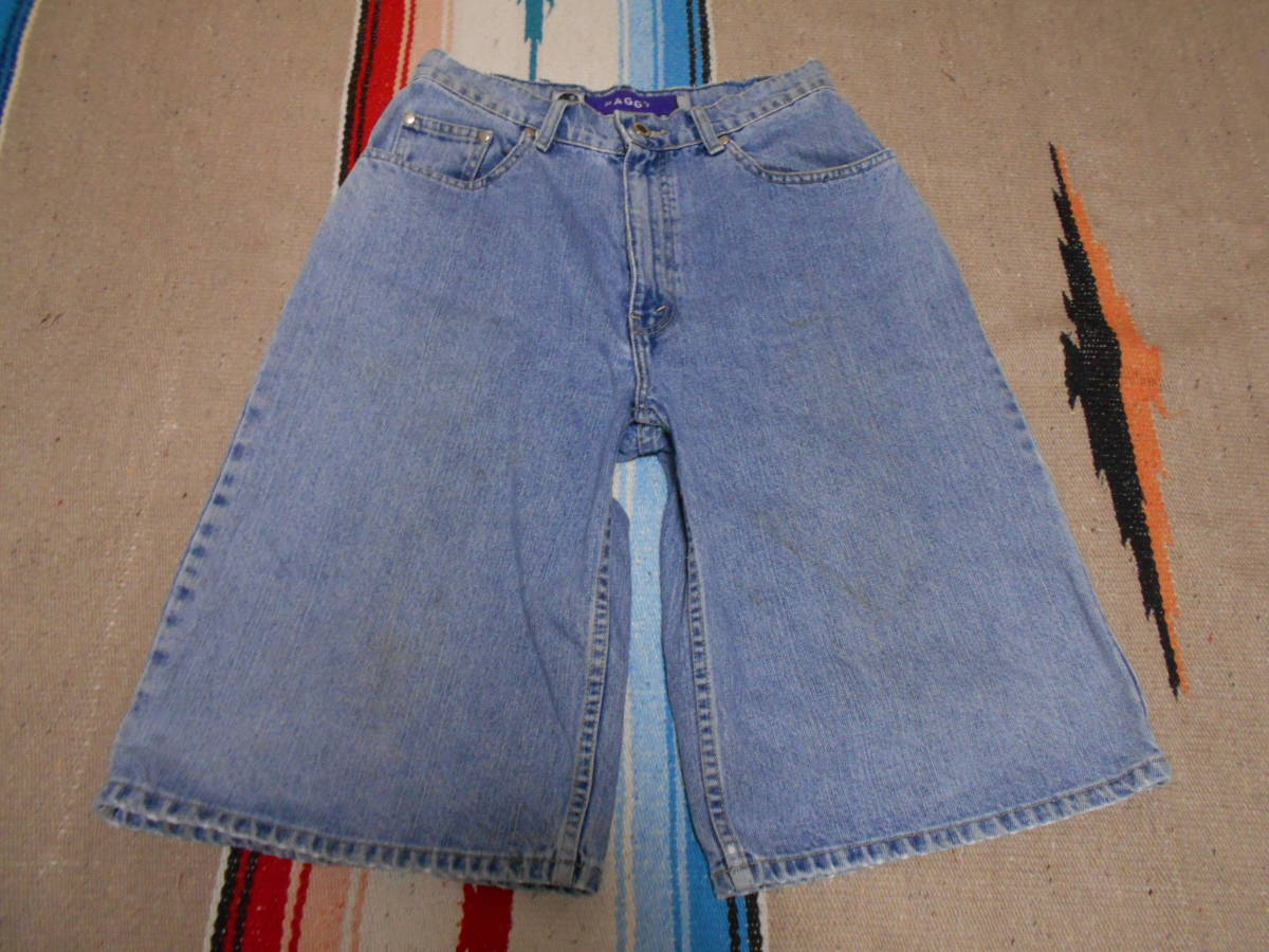 １９９７年製 Levi's SILVERTAB BAGGY SHORTS リーバイス シルバータブ バギー ショーツ ジーンズ短パンHIPHOP RAP REGGAE SKATEBOARD PUNK リーバイス BAGGY シルバータブ SILVER TAB ショッピング