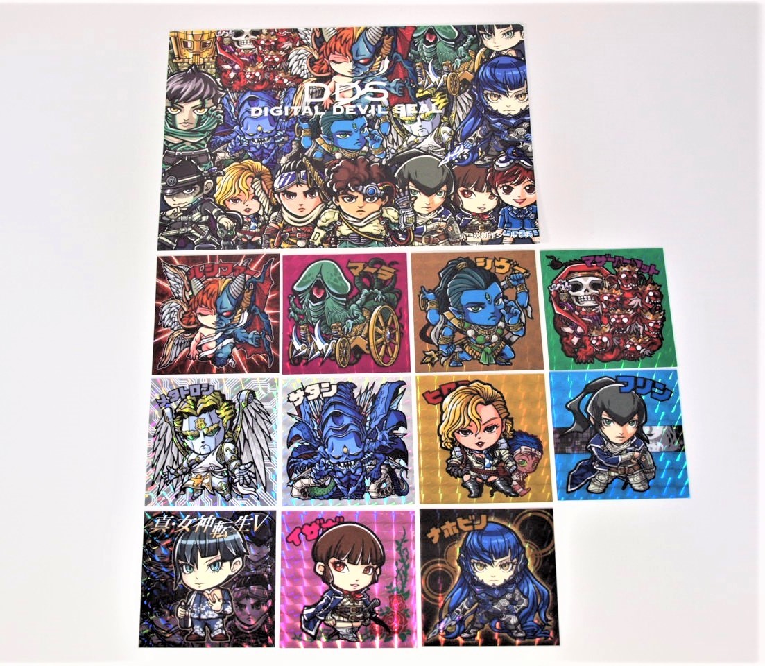 キャラクターシール 大量まとめ売り DDS デジタルデビル 11種類セット 女神転生 自作シール デジタルデビル