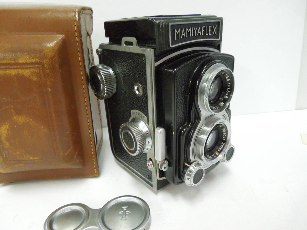 オールドカメラ☆ MAMIYAFLEX ズイコー 7.5㎝ F3.5 MAMIYAFLEX Yahoo!オークション - カメラ 二眼レフカメラ &frasl;