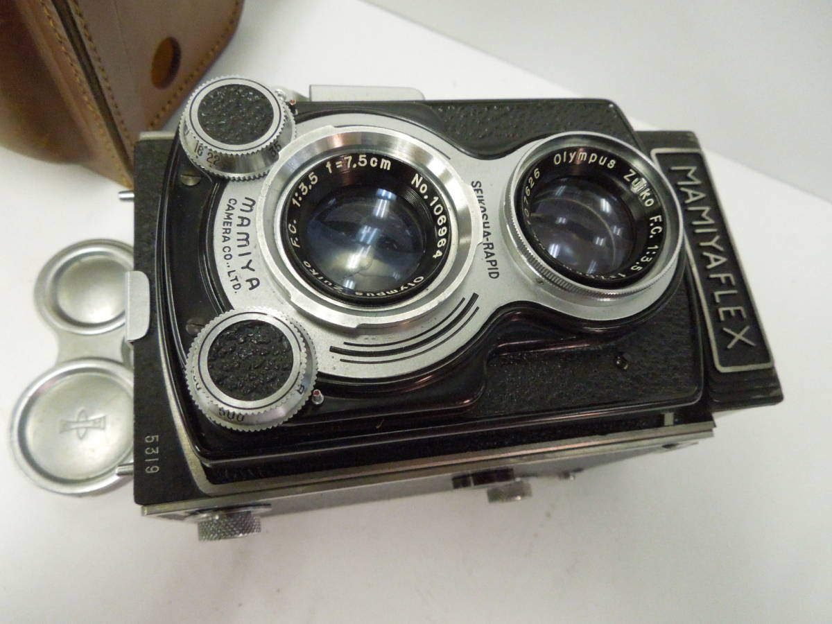 オールドカメラ☆ MAMIYAFLEX ズイコー 7.5㎝ F3.5 MAMIYAFLEX Yahoo!オークション - カメラ 二眼レフカメラ &frasl;