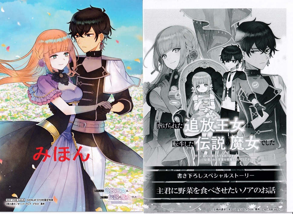 Ss A 虐げられた追放王女は 転生した伝説の魔女 した ノベル1巻 オーバーラップストア特典ssペーパー イラストカード 22 6 25 本無 コミック アニメグッズ 売買されたオークション情報 Yahooの商品情報をアーカイブ公開 オークファン Aucfan Com