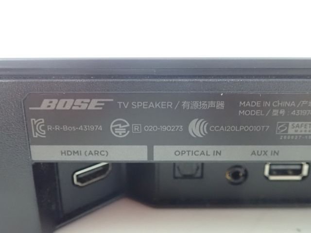 良品】BOSE ボーズ サウンドバー TV SPEAKER 元箱付き ☆ 664DC-1