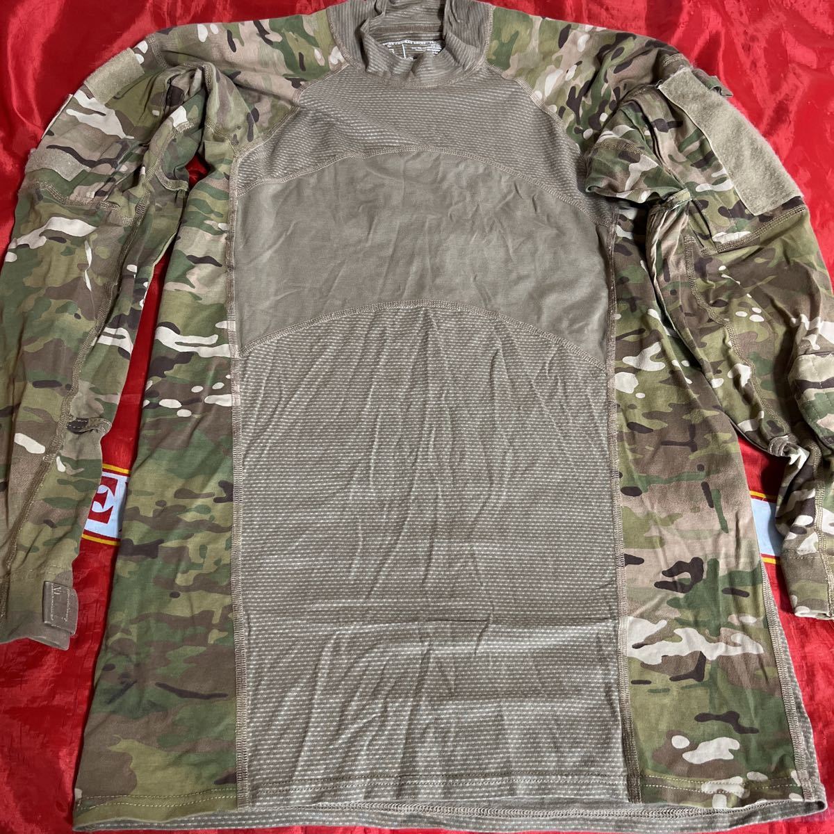 米軍実物 MASSIF マルチカム FR コンバットシャツ S 特殊部隊 US Army 