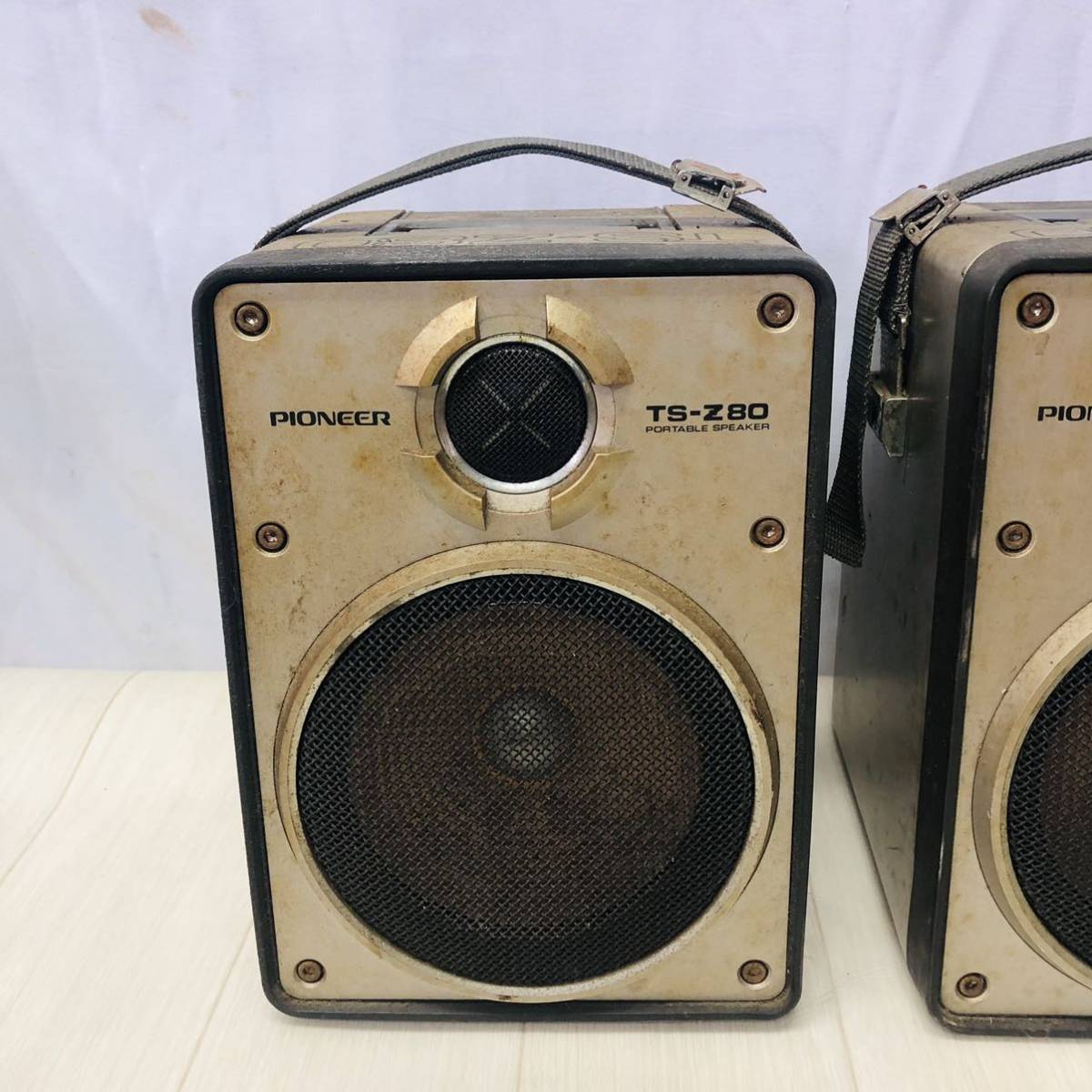 動作確認済】Pioneer パイオニア TS-Z80 ポータブルスピーカーペア