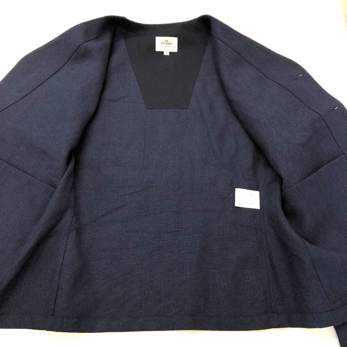 haversack　ハバーサック　ノーカラー　ジャケット　リネン HAVERSACK | タイプライター ノーカラージャケット - Daja オンライン