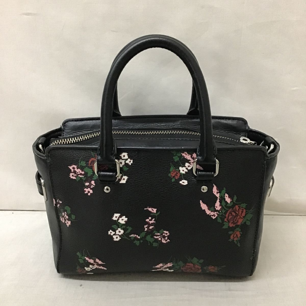 20220628【COACH】コーチ ハンドバッグ チョークマルチフラワーブーケ 