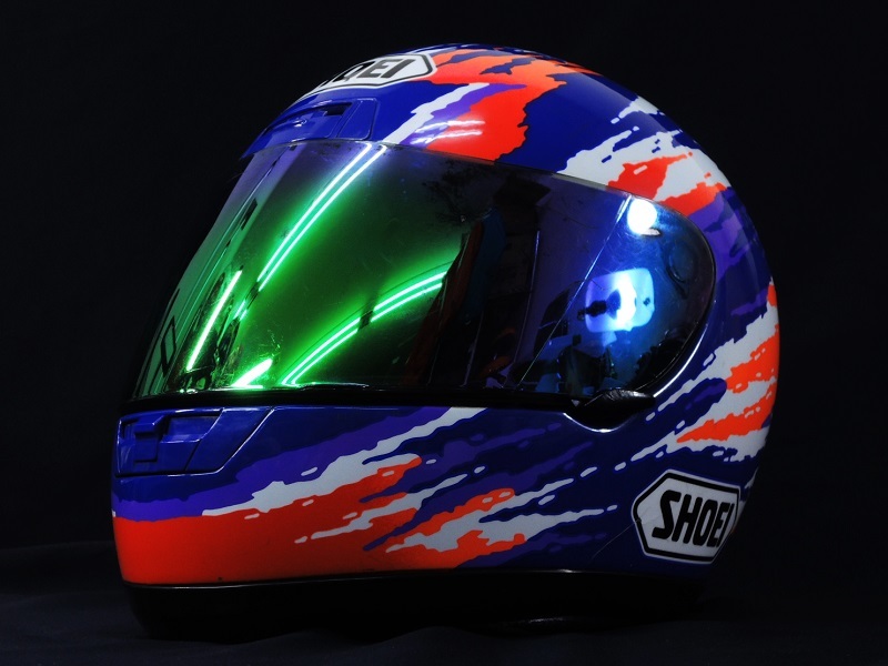 SHOEI X-8 SP BEATTIE ダリル ビーティー レプリカ ミラーシールド