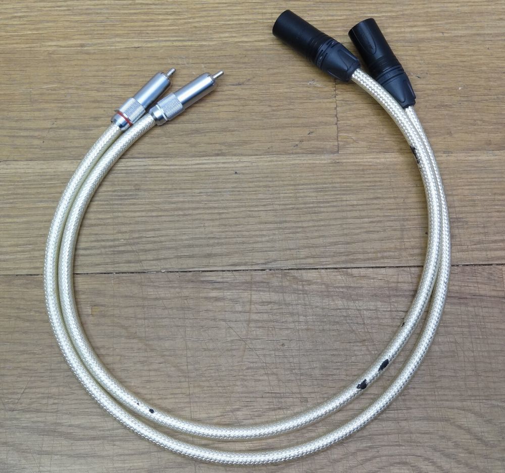 Oyaide/オヤイデ FTVS-910 5N純銀ケーブル XLR-RCA ジャンク品/現状品