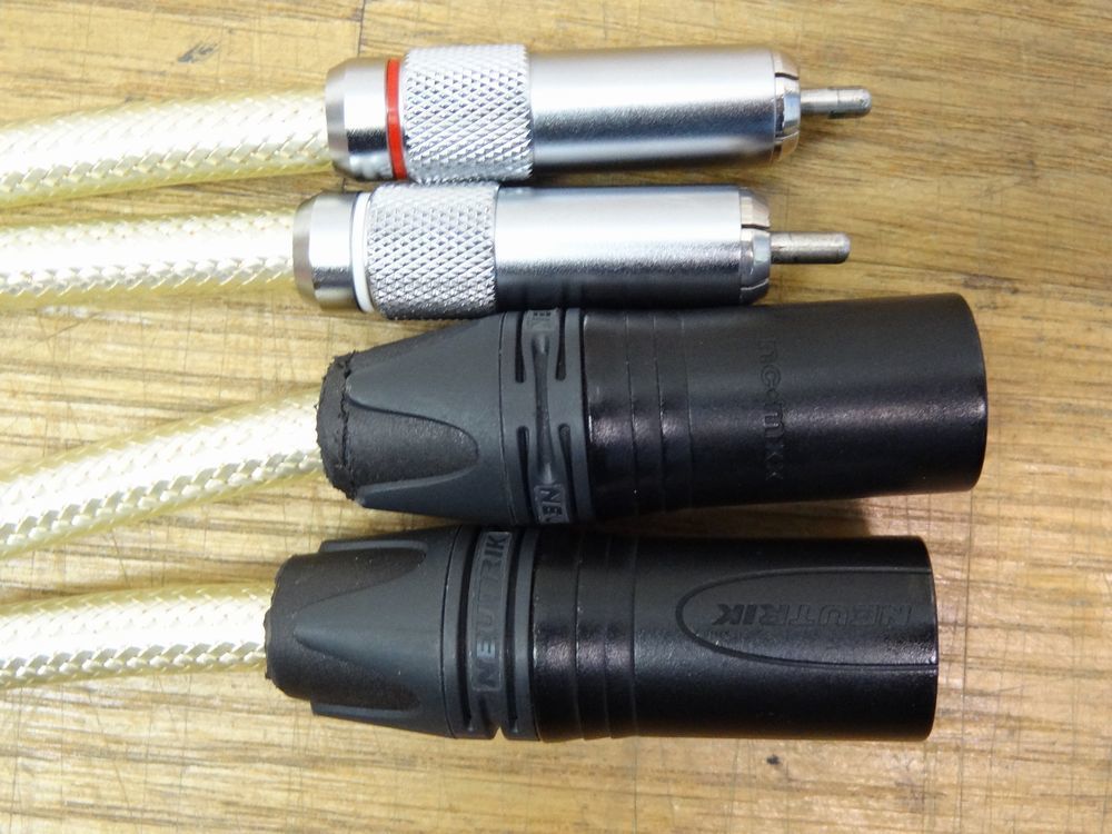 Oyaide/オヤイデ FTVS-910 5N純銀ケーブル XLR-RCA ジャンク品/現状品
