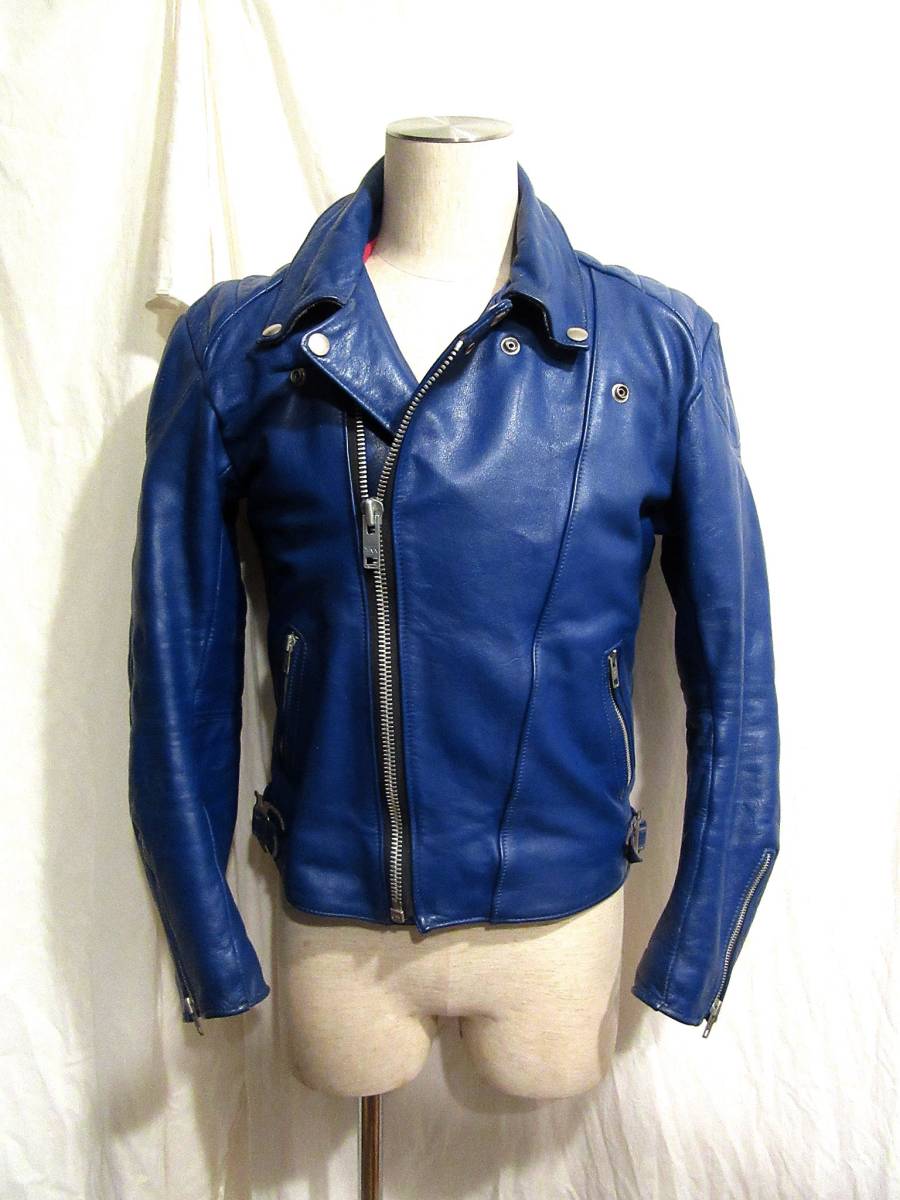 英国製Manx Leathers ビンテージUKライダース 実寸身幅50cm マンクス 