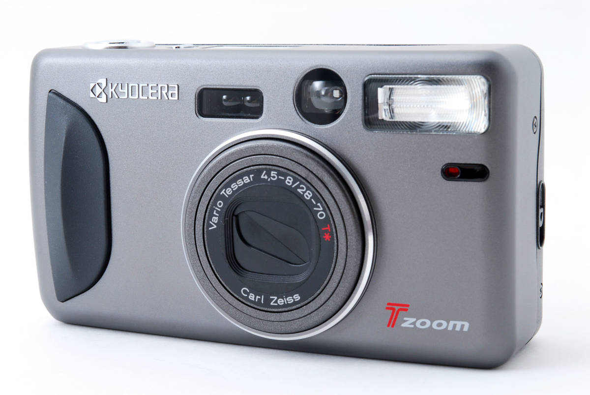 カメラ、光学機器 1円～☆KYOCERA T zoom コンパクトフィルムカメラ