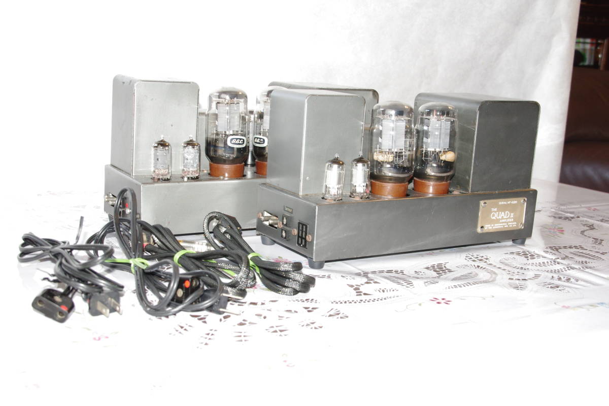 QUAD Ⅱ 真空管パワーアンプ 2台 QUAD クォード Yahoo!オークション
