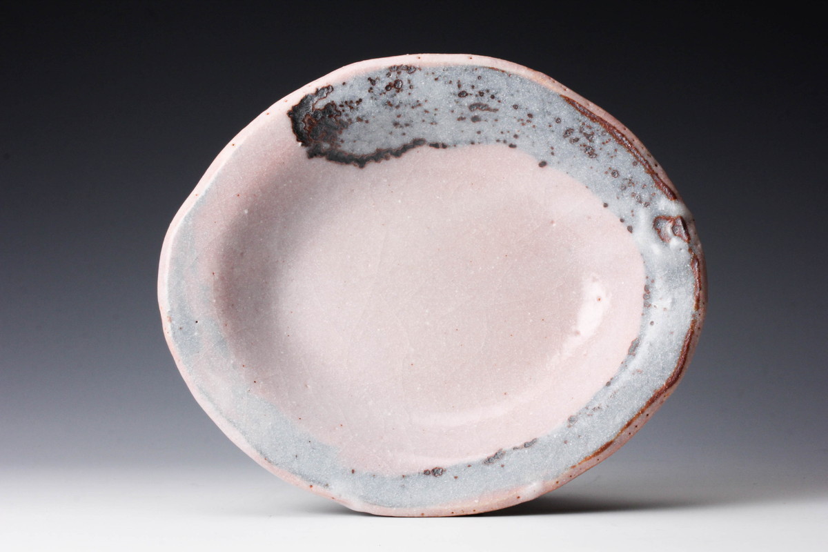 仙山窯 安藤日出武作 乾山風金彩銘々皿5客