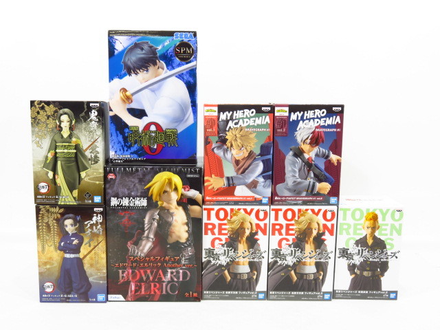 定番人気，大得価 n8541k 少年誌フィギュア まとめ売り 9種セット 東京リベンジャーズ ヒロアカ 鬼滅 呪術 ハガレン 056-000100(コミック、アニメ)｜売買されたオークション情報、yahooの商品情報をアーカイブ公開 その他