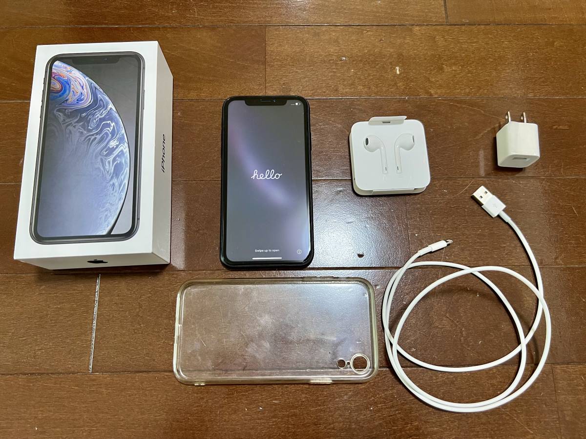美品、バッテリー100%】Apple iPhone XR 64GB SIMフリー ブラック 美品、バッテリー100%】Apple iPhone XR 64GB SIMフリー ブラック