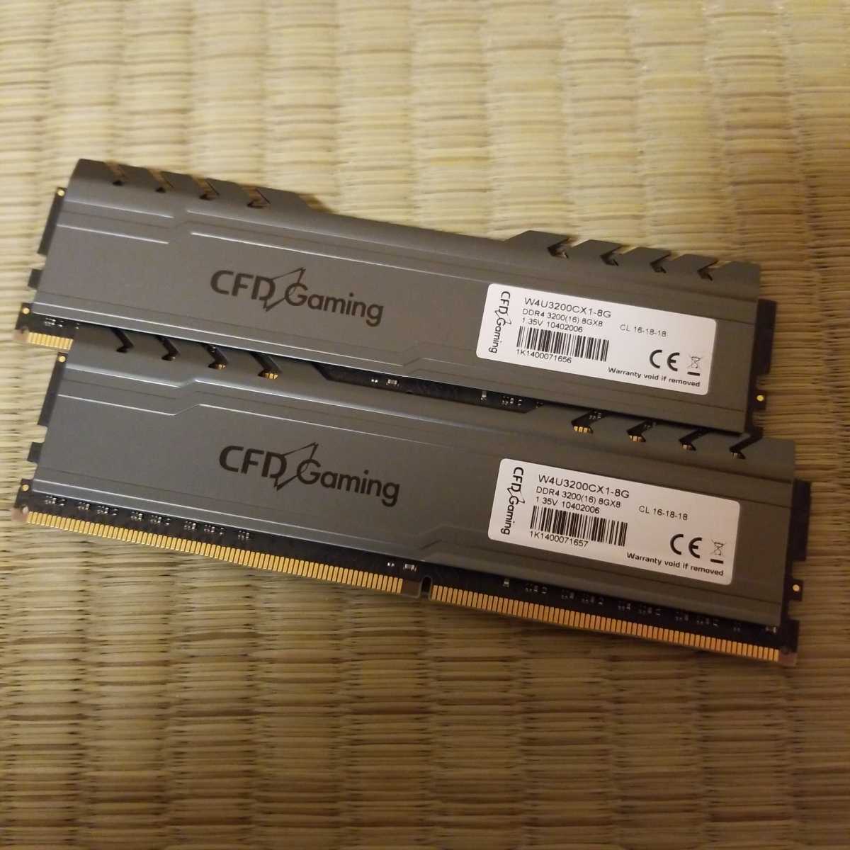 メモリ DDR4 8GB×2 3200MHz 動作未確認 ジャンク KLEVV