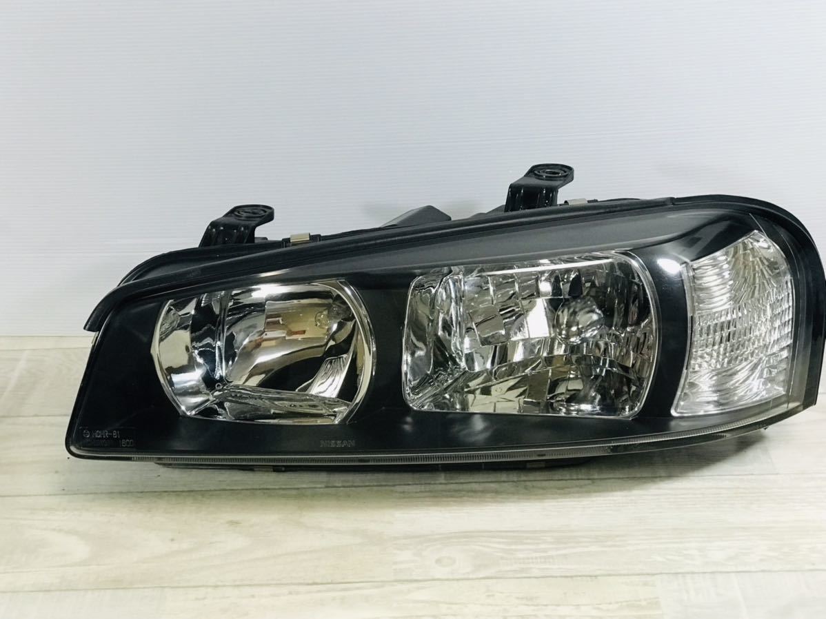 クリーニング済★日産　純正　R34 スカイライン 後期 ハロゲン ER34 HR34 ENR34 ヘッドライト　ヘッドランプ　左右 1600 K 220649