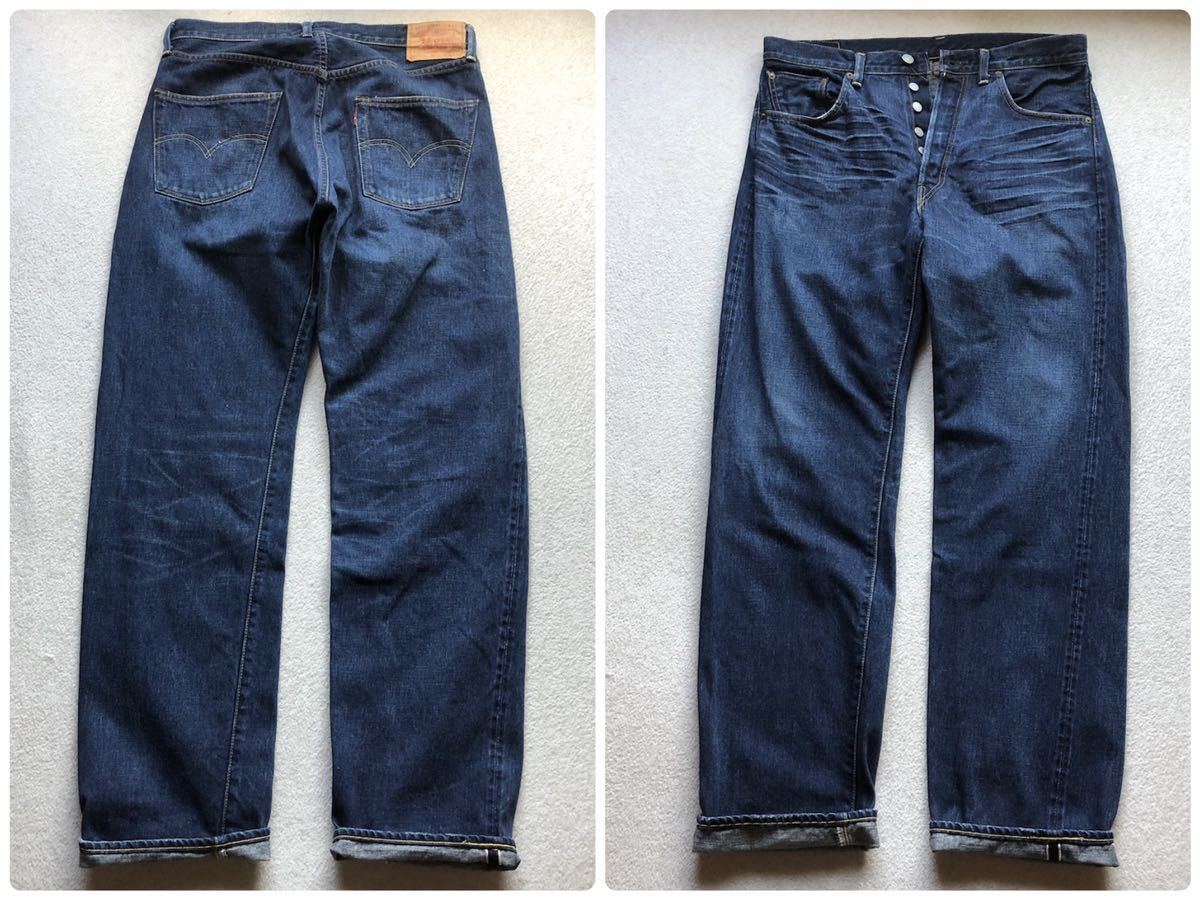 LVC 501XX サンプル級の ◇即決[W34]LVC 鬼ヒゲ デニムジーンズ Levis 