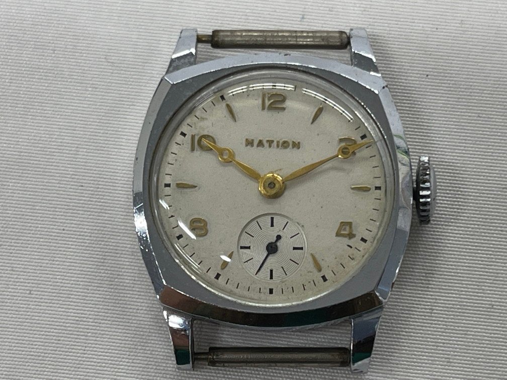 戦前1920年代　セイコー　ネーション　スモセコ手巻 戦前1920年代 セイコー ネーション スモセコ手巻 希少☆精工舎