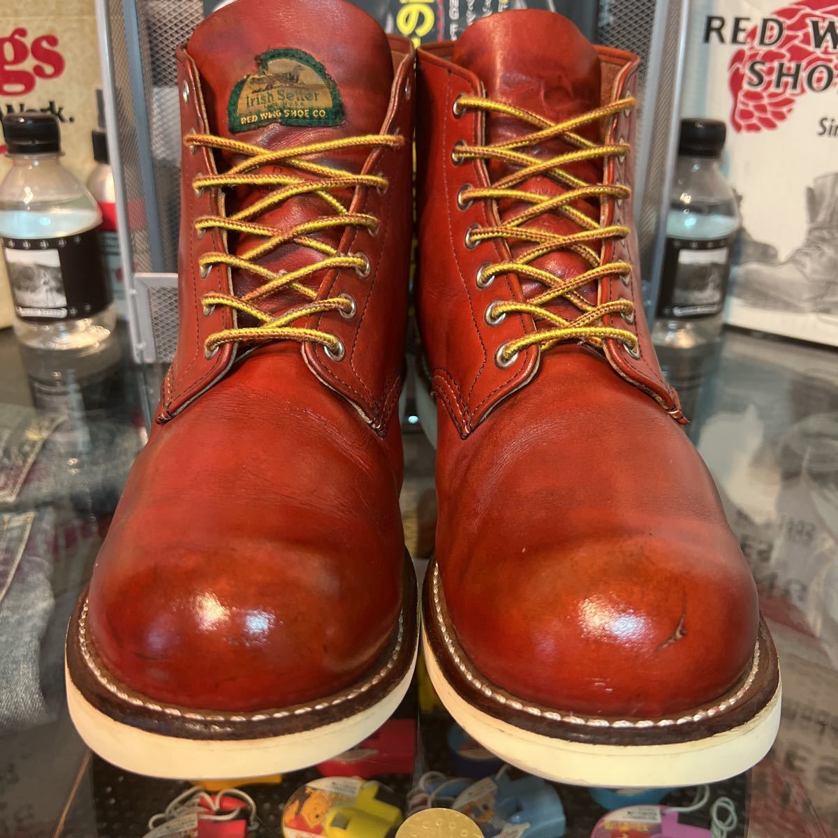 Yahoo!オークション 「875 半円犬タグ」の落札相場・落札価格 REDWING 