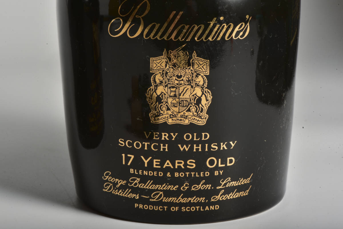 未開栓 バランタイン 17年 ベリーオールド スコッチ ウイスキー 黒陶器