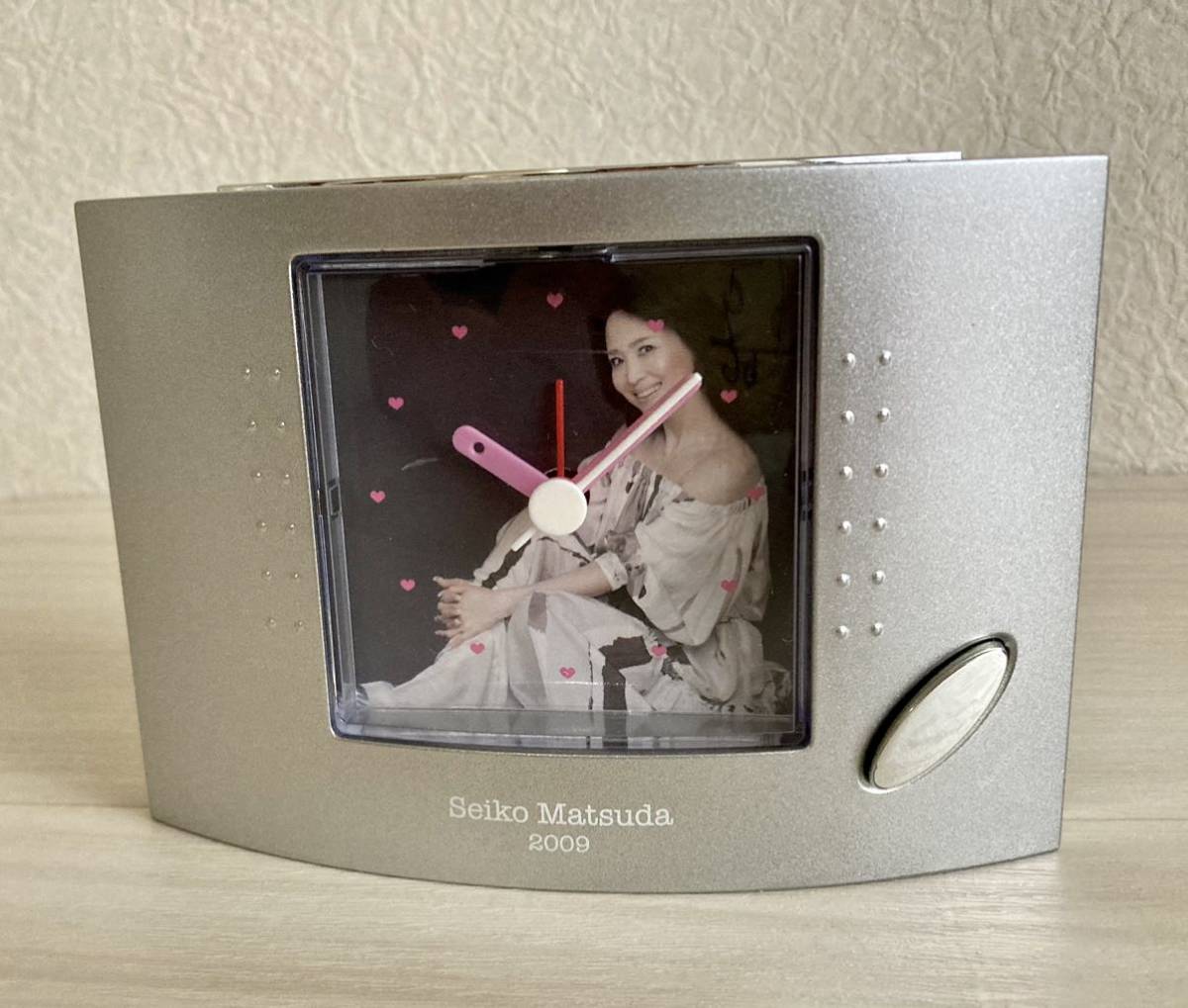 松田聖子 目覚まし時計 セット他レアグッズ 非売品 松田聖子 目覚まし時計&ネックストラップ 2009年コンサート