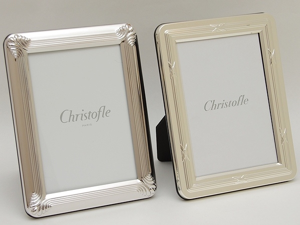 Christofle クリストフル フォトフレーム 2点セット シルバーカラー