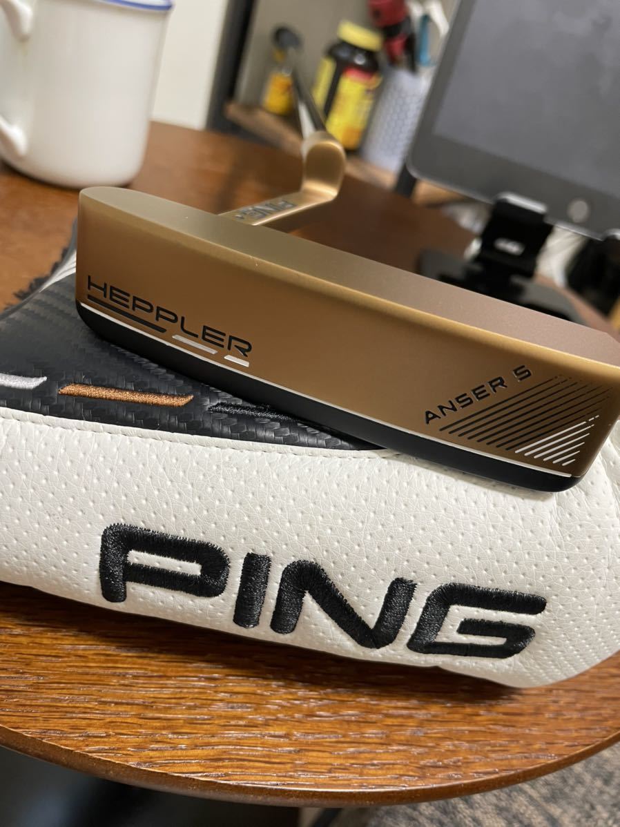 【全国送料無料】左パター PING HEPPLER ANSWER5 33インチ ヘッドカバー付き