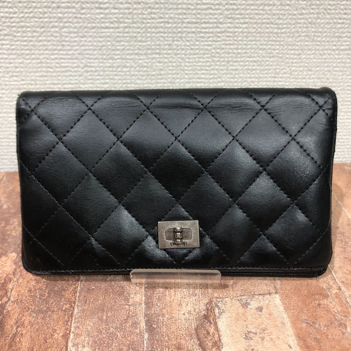 セール，お得 CHANEL シャネル 二つ折り長財布 マトラッセ ブラック(男性用財布)｜売買されたオークション情報、yahooの商品情報をアーカイブ公開 - オークファン 服飾小物