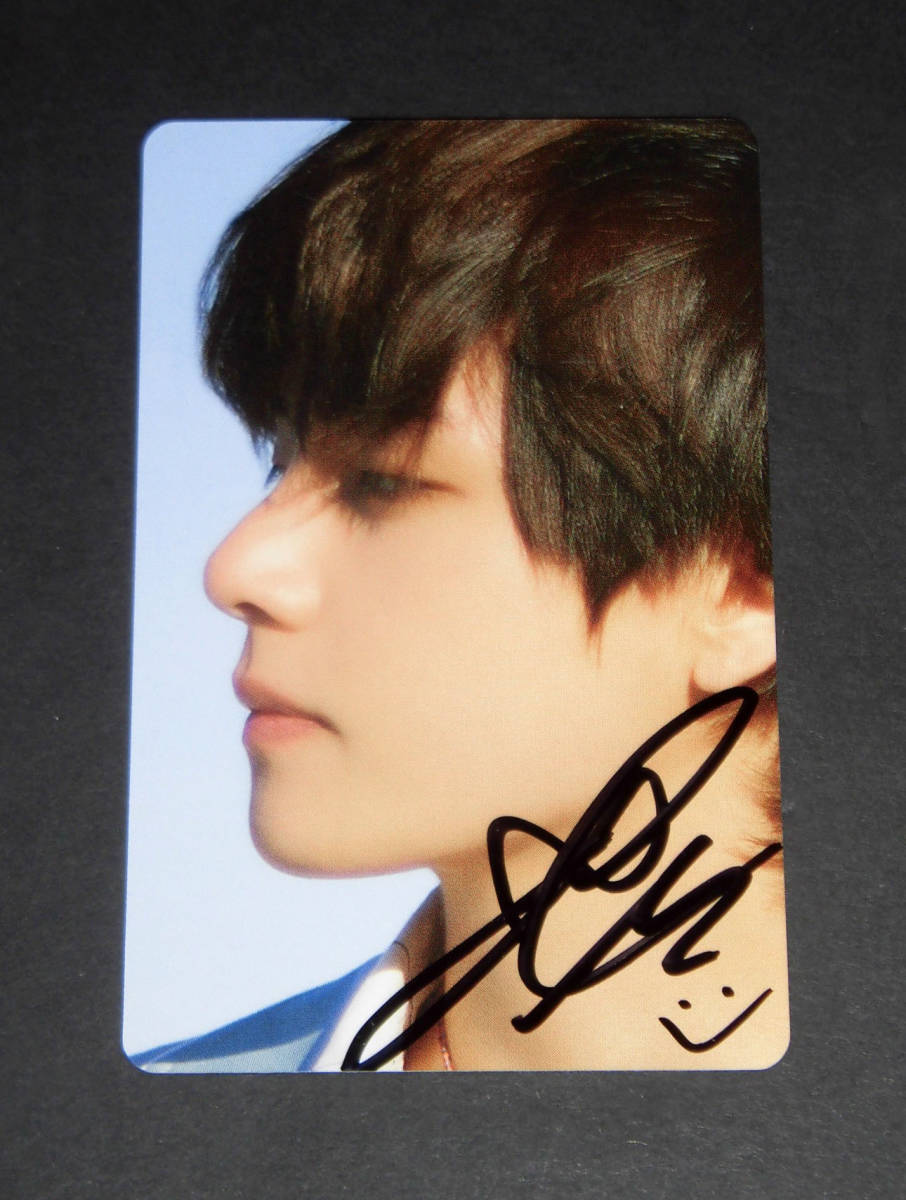 BTS V 直筆サイン入りカード