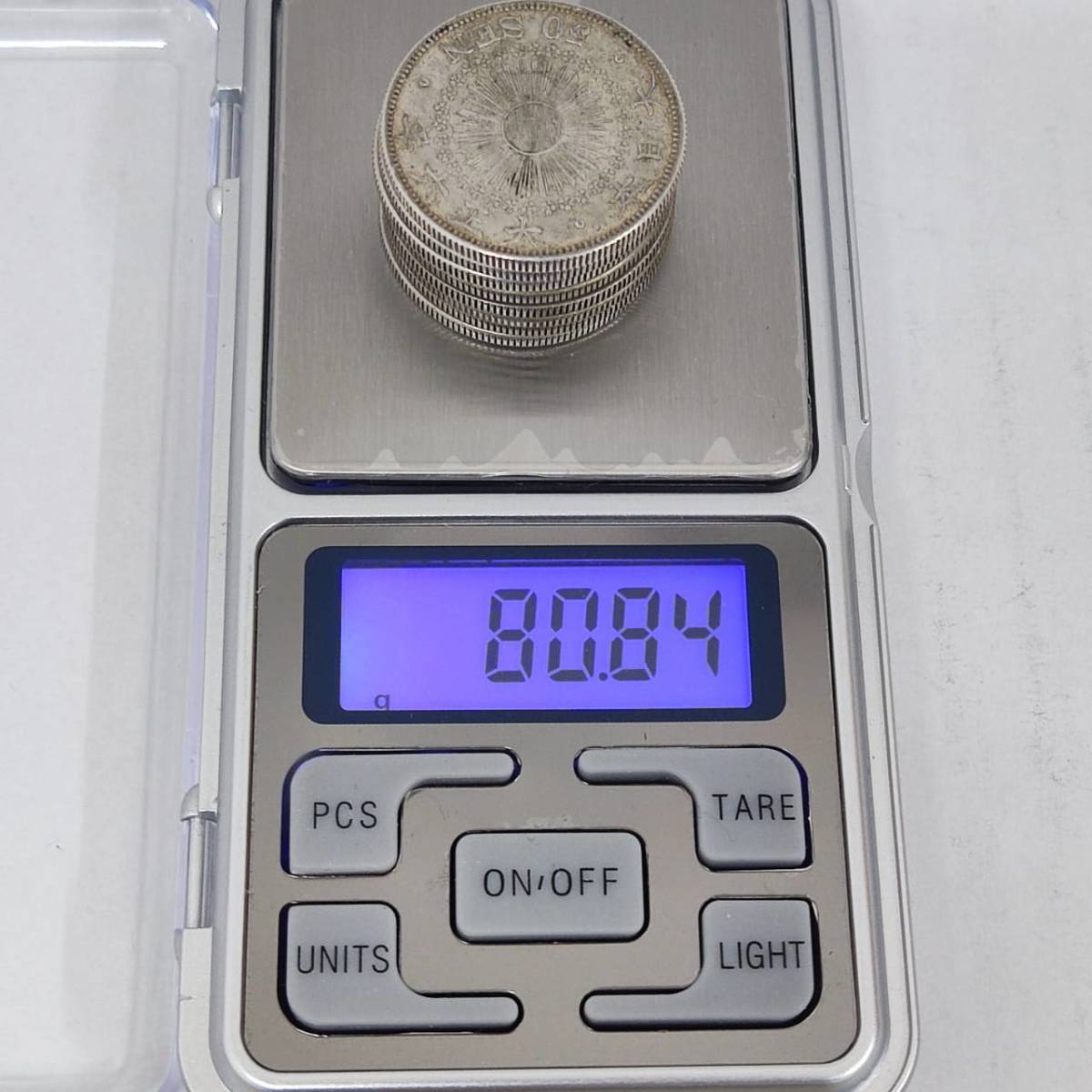 1885 旭日50銭銀貨 おまとめ 8枚 日本 古銭 銀貨 アンティーク 現状保管品