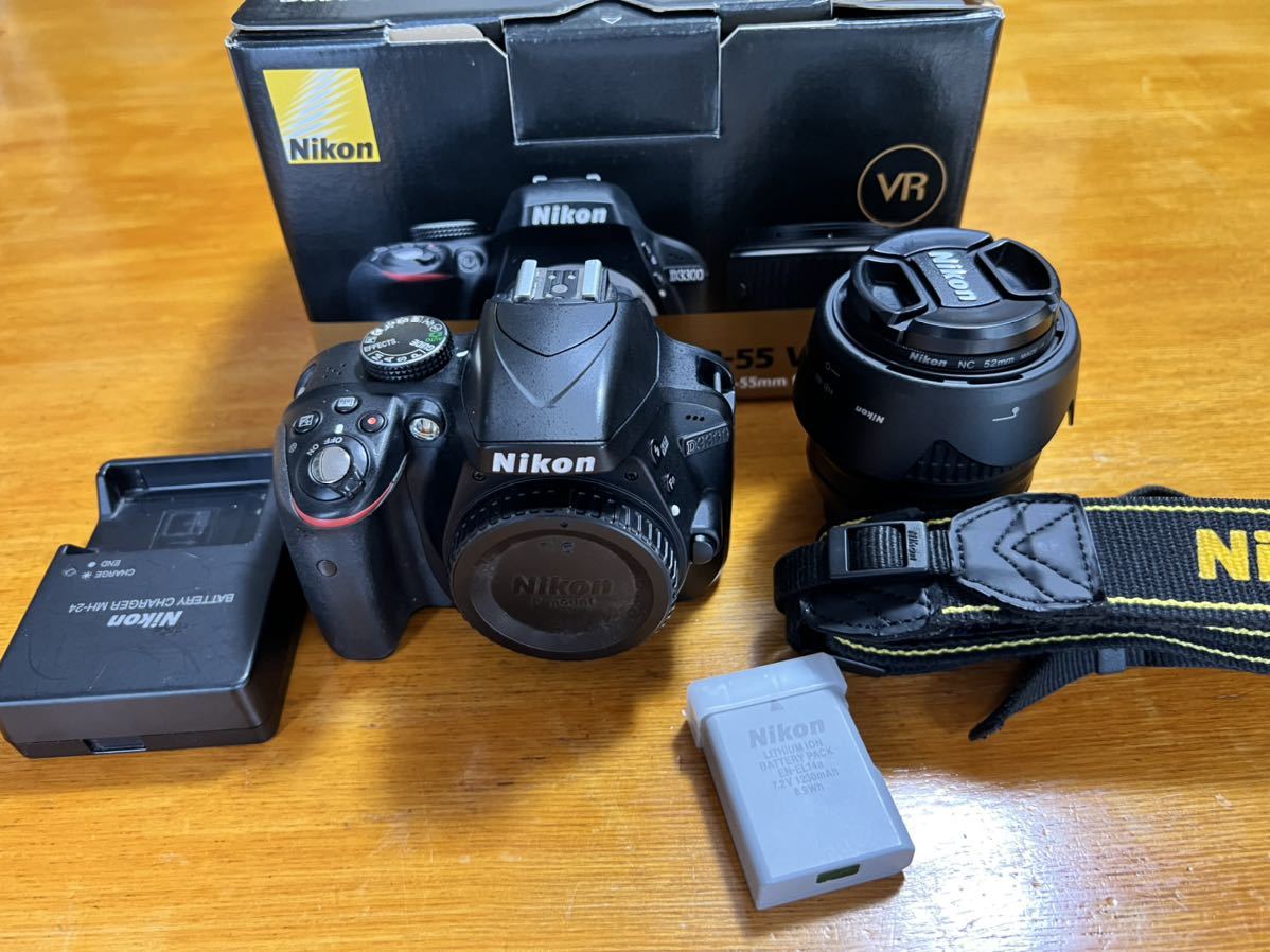 D3300 Nikon 18-55 レンズキット VR II VR2 ニコン 18-55mm 中古)Nikon