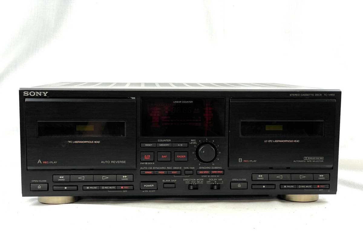 ソニー SONY TC-V950 Sony CB0602281 ☆ STEREO CASSETTE DECK - Yahoo