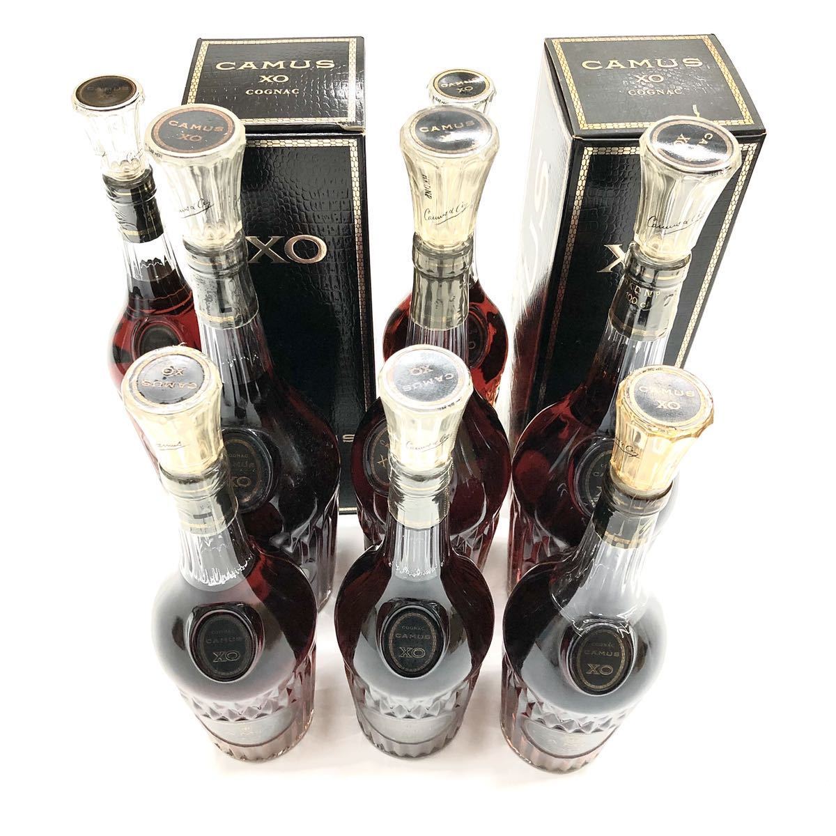 D-17 CAMUS カミュ XO 8点セット 箱付き コニャック COGNAC D-17 CAMUS カミュ XO 8点セット 箱付き コニャック COGNAC