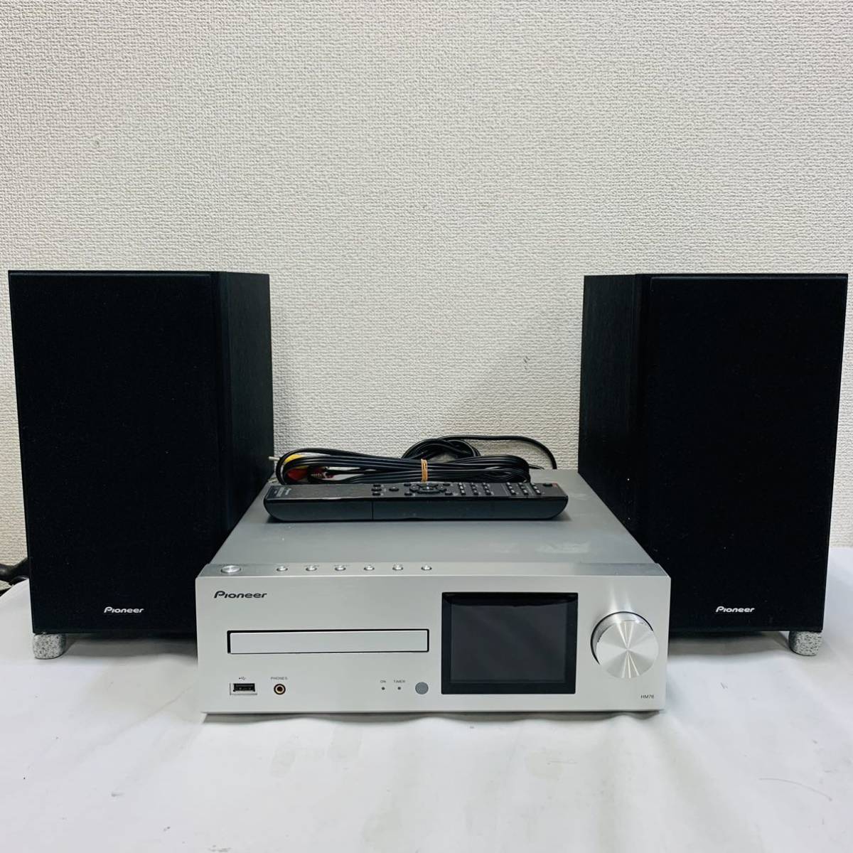 pioneer XC-HM76 CDレシーバー S-HM76 スピーカー 2018年製 パイオニア