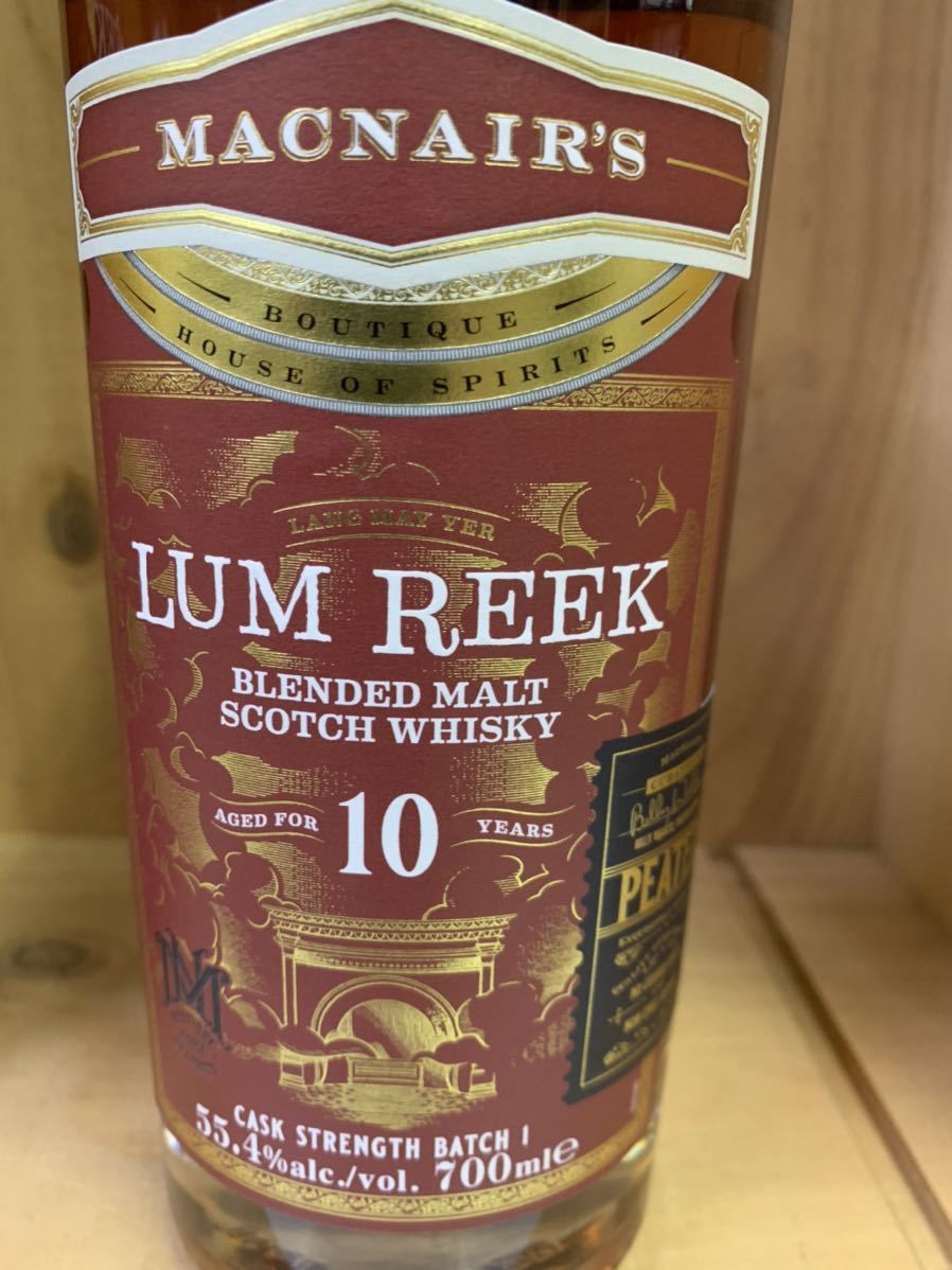 マクネアーズ ラムリーク ピーテッド10年 55.4％ 700ml カスク