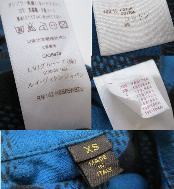 ルイヴィトン（柄チェック）（メンズ Louis Vuitton | ウォッシャブルウールバッファローチェックシャツ(Men's) Foxfire (Louis バッファローチェック LOUIS バッファロー VUITTON エルエルビーン ウールチェック MinnesotaWoolen70s - 長袖