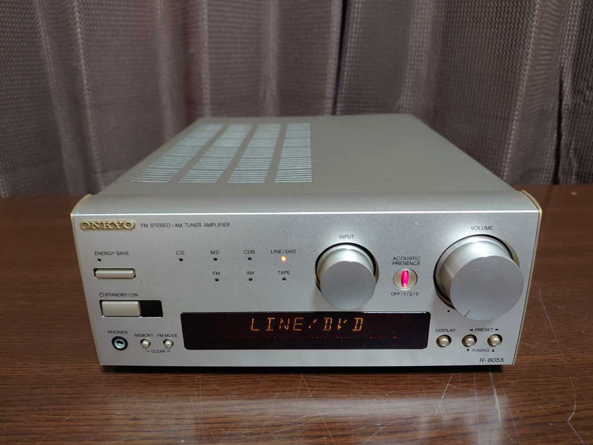 豊富な，大人気 オンキョー ONKYO AM.FMチューナー搭載アンプ R-805X(ONKYO)｜売買されたオークション情報、yahooの商品情報をアーカイブ公開 - オークファン ONKYO