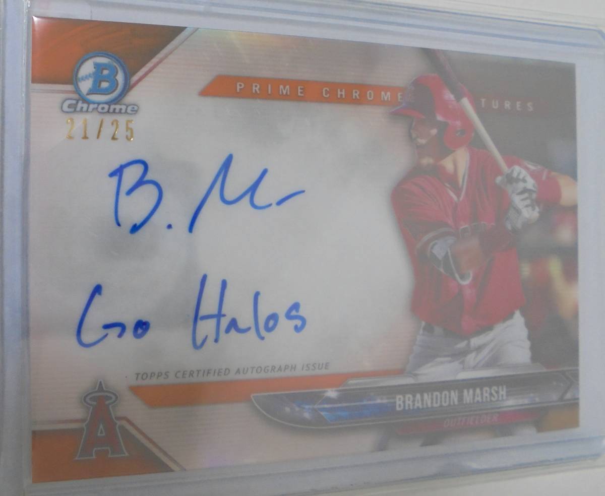 Brandon 0 Bowman Marsh Chrome | Peaks of Potential Prospects eBay 