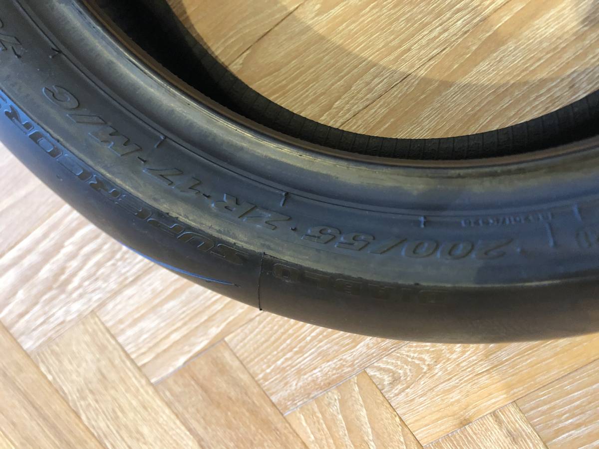 Pirelli Diablo 200&frasl;55 78W Supercorsa V2 SUPERCORSA ZR17 SC1 DIABLO PIRELLI M&frasl;C Motorcycle Rear R17 C