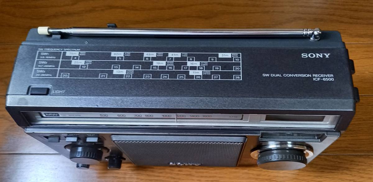 ソニー「ICF-6500」整備済み動作品とACアダプター