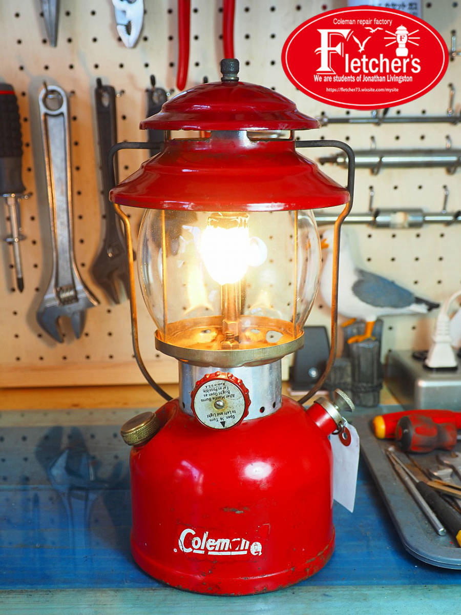 コールマン　Coleman 200a 1963年製　ガソリンランタン コールマン 200A ランタン 1963年製 ビンテージ 箱付き ｜ glow