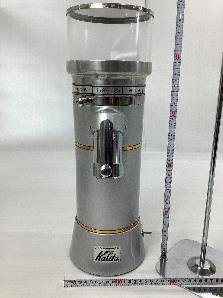 カリタ コーヒーミル カットミル 業務用コーヒーマシン ET-12N 動作確認済 実用未チェック ACBF 中古品 | カリタ コーヒー機器総合メーカーカリタKalita パオコーヒー ※メーカー直送業務用コーヒーミルカリタ・ニューカットコーヒーミル(袋はさみタイプ) ホワイトナイスカットG
