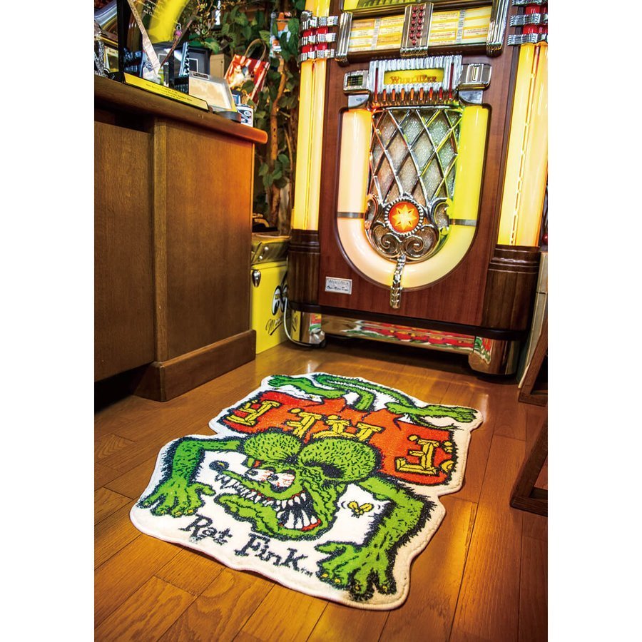 爆買い，最新作 ラット フィンク Rat Fink フロア マット 正規品 インテリア 雑貨 フロア 玄関に(玄関マット)｜売買されたオークション情報、yahooの商品情報をアーカイブ公開 - オークファン 玄関マット