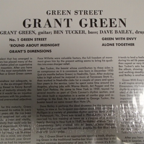 Green ⁄ Grant - グラント・グリーン GREEN グラント Records | Vinyl