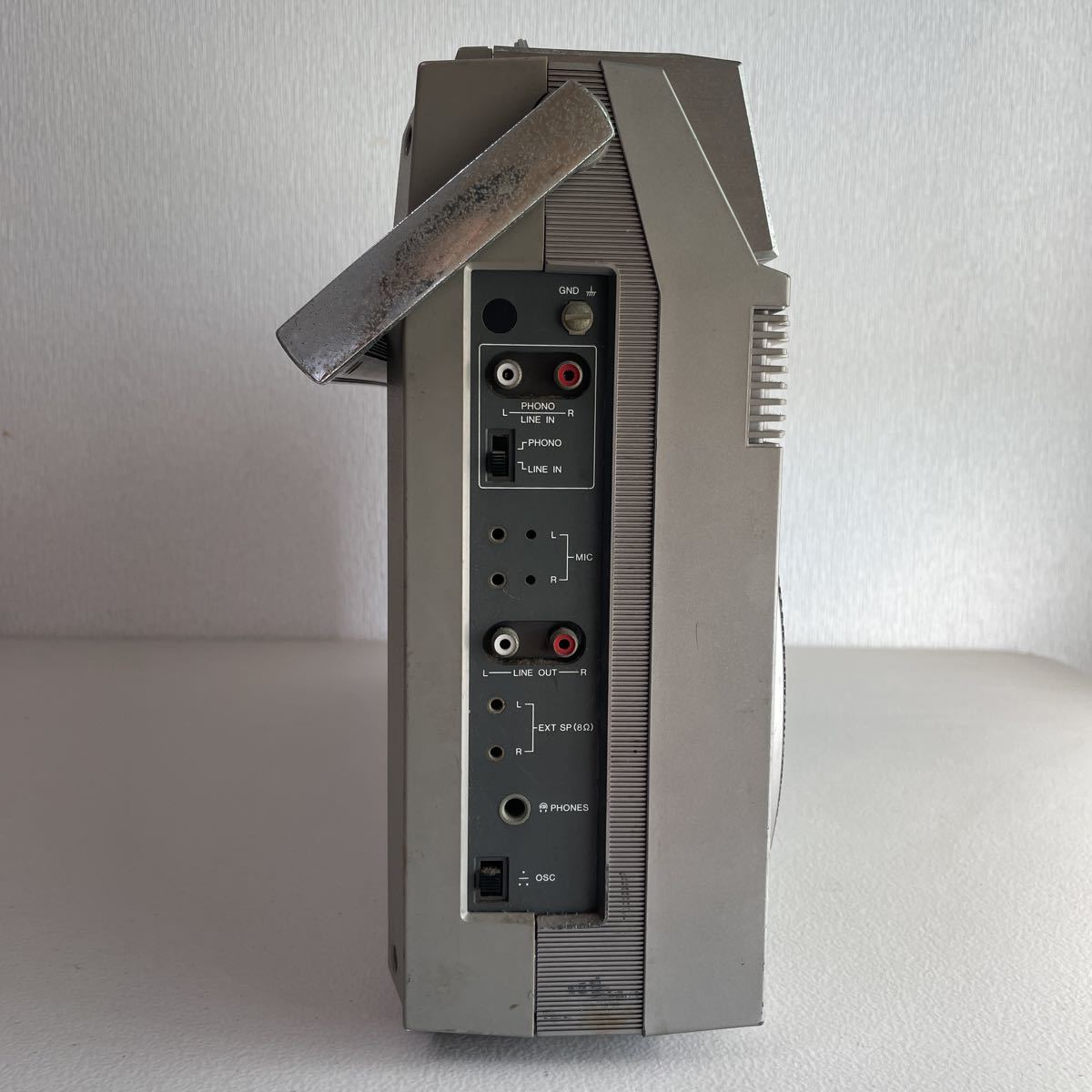 昭和レトロ 当時物 AIWA ステレオラジオ カセットレコーダー CS 85X