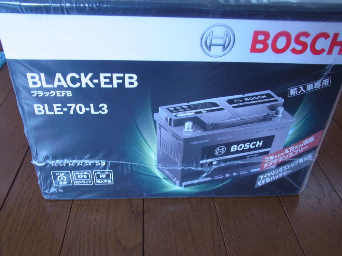 最安値，限定SALE BOSCH ボッシュ 国産車 輸入車バッテリー BLACK-EFB BLE-70-L3 LN3(ヨーロッパ規格)｜売買されたオークション情報、yahooの商品情報をアーカイブ公開 - オークファン ヨーロッパ規格