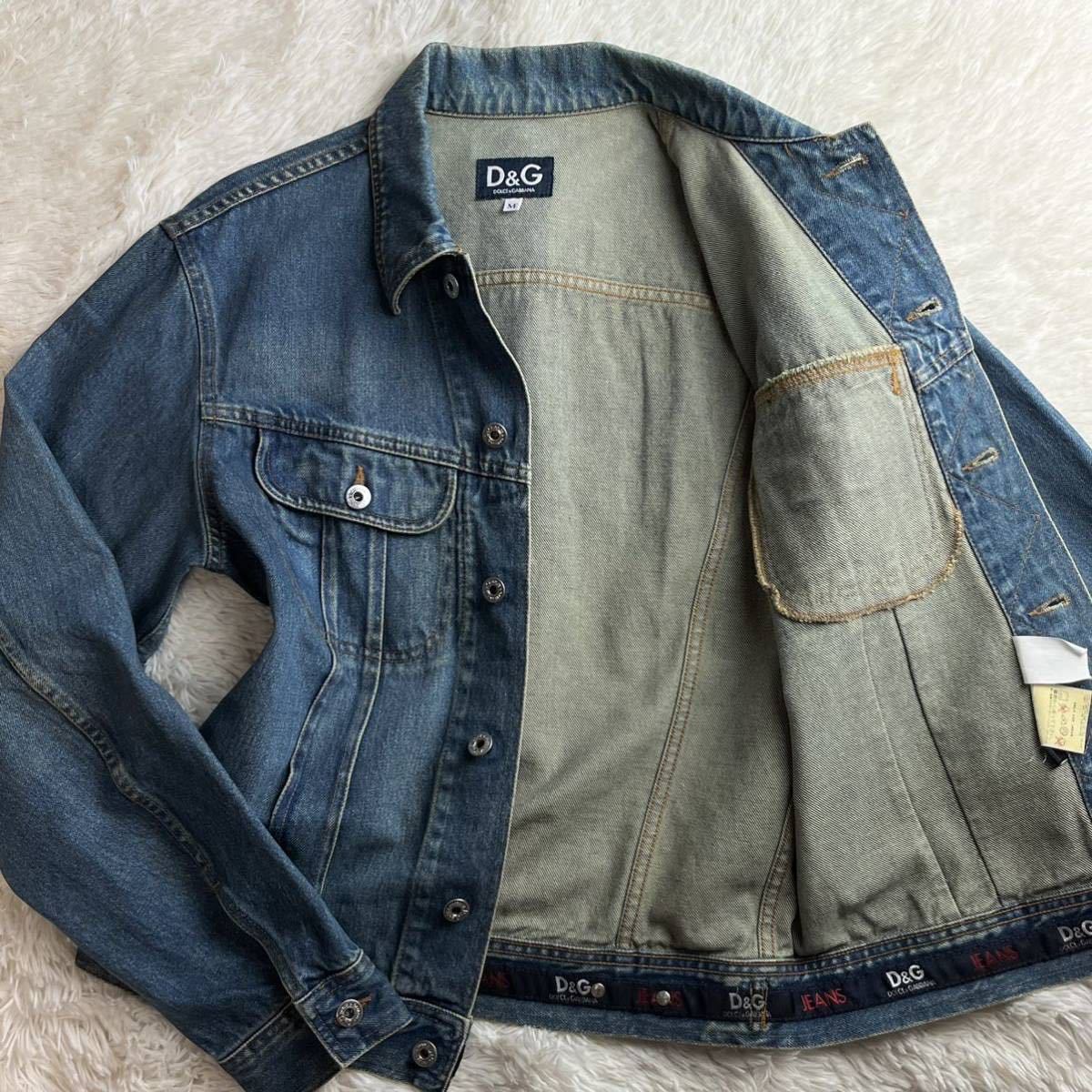 メンズ 値下げしましたDOLCE&GABBANA デニムジャケット サイズ50 ドルガバ